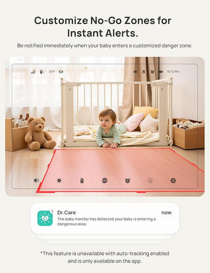 Dr.Care VistaView 5” Smart WiFi Baby Monitor - Image 4