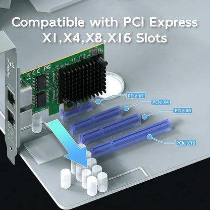 Dual PCIe X1 2.5GBase-T Network Adapter - Image 4