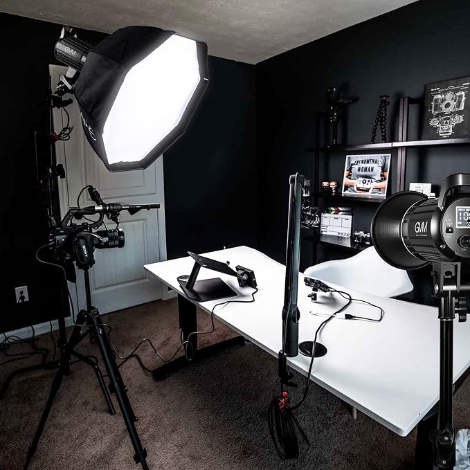 Bi-Color LED Video Light, GVM 200W Photography Lighting - Image 9