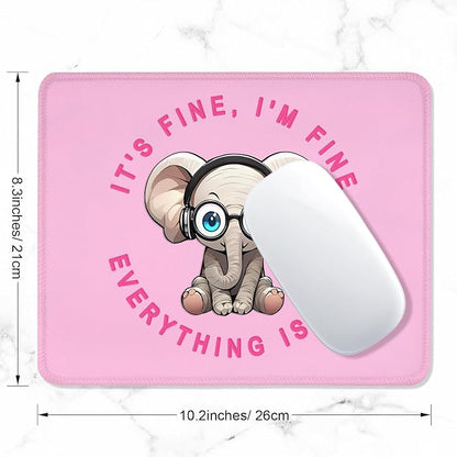 ITNRSIIET Mouse Pad with Stitched Edge Premium Textured Smooth Precise - Image 2