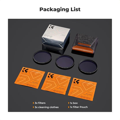K&F CONCEPT 77mm Star Filters Kit 4 Points 6 Points 8 Points Cross Screen - Image 8