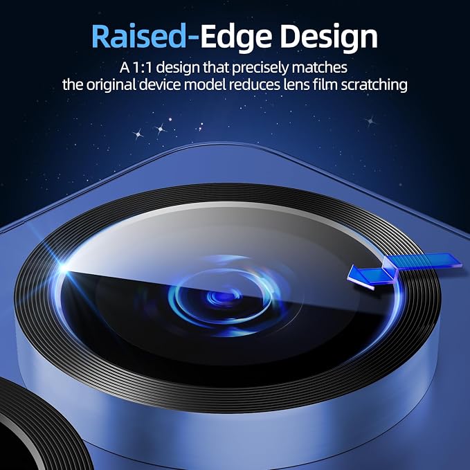 X-it Camera Lens Protector for Samsung S25, 9H Tempered Glass, Independent - Image 5