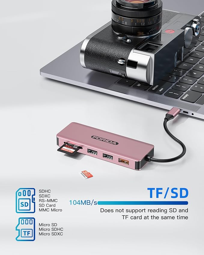 USB C Hub, 7 Ports USB C MultiPort Adapter - Image 5