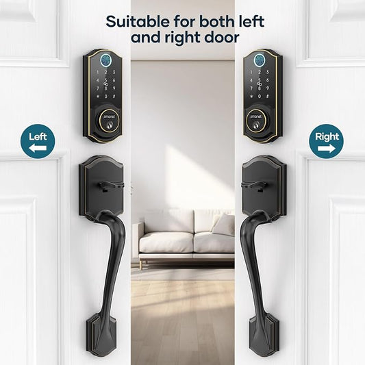 SMONET Front Door Lock Set Keyless Entry, Smart Door Lock - Image 2