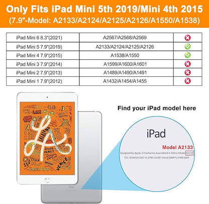 BRAECN iPad mini 5 Case, iPad mini 4 Case, Heavy Duty Shockproof Protective - Image 2