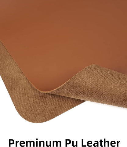 Large Desk Mat 55" x 17"Leather Desk Pad Protector, Mouse Pad, Office Desk Mat - Image 2