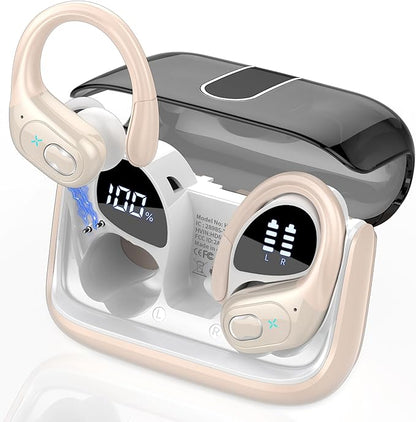Wireless Earbuds 75hrs Bluetooth 5.4 Headphone Sport, 2025 Bluetooth Earbuds by Aptkdoe