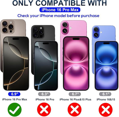 Screen Protector for iPhone 16 Pro Max, 3RD Colorless Anti-Blue Light Tempered - Image 2
