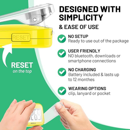 3D Pedometer for Walking, Simple Step Counter - Image 3