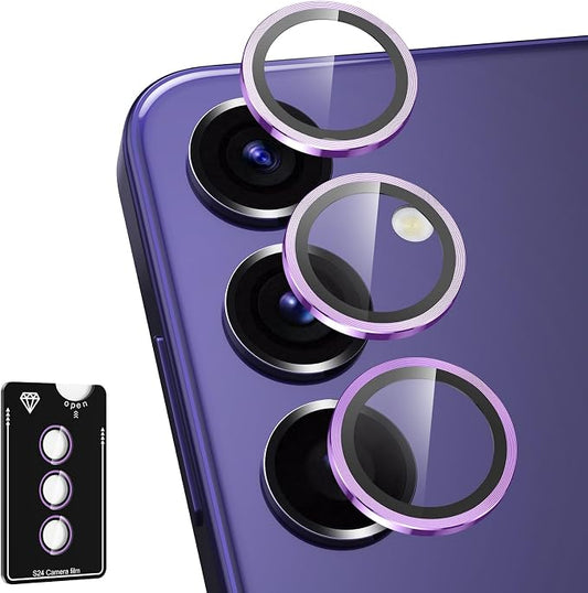 for Samsung Galaxy S24 Plus Camera Lens Protector, Individual Metal Ring by Btscase