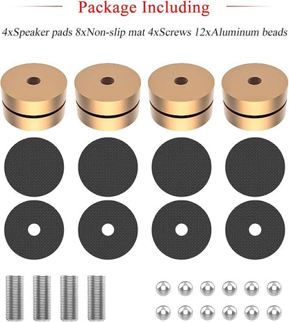 Audiocrast HiFi Speaker Spikes Stand Feet Shock Absorber Feet Pads Isolation - Image 3
