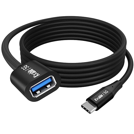 USB C to USB Female Cable 6FT, Type-C Male to USB A 3.1 Female OTG Cable by Kxable