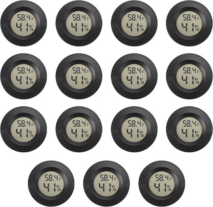 Mini Hygrometer Digital Thermometer Humidity Meter 15 Pack Hygrometer by SerundoAuto