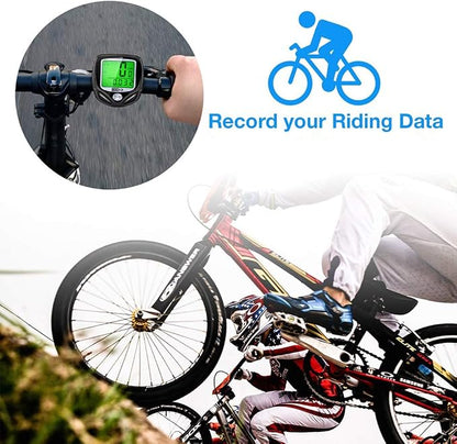 Bike Speedometer, Bicycle odometers, Bicycle Speedometer Wireless Cycle Bike - Image 3