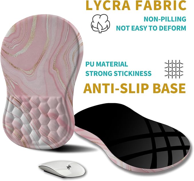 Hokafenle Ergonomic Mouse Pad Wrist Support, Wrist Rest Mousepad - Image 5