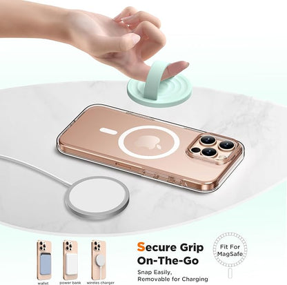 Magnetic Phone Ring Grip Holder, Silicone Finger Loop Grip, Compatible - Image 4