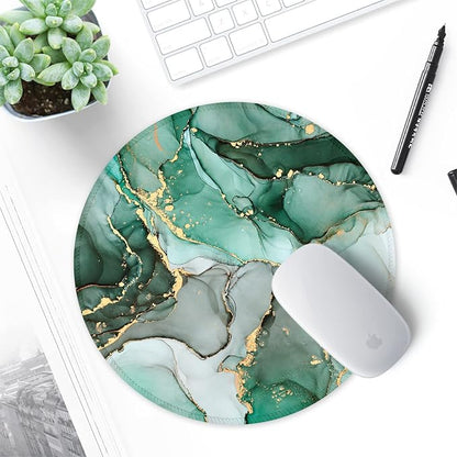 ITNRSIIET Round Mouse Pad with Stitched Edge Premium-Textured Waterproof - Image 7