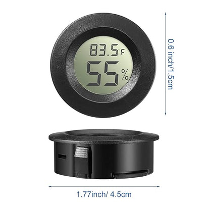 Weewooday Mini Hygrometer Thermometer Digital LCD Monitor Indoor/Outdoor Room - Image 2