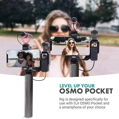 Movo Video Rig Compatible with The DJI OSMO Pocket 1, 2 - Image 5