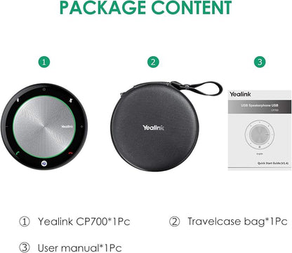 Yealink Bluetooth Speakerphone Conference Microphone Teams Certified CP700 USB - Image 7