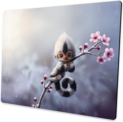 Cute Animal Monkey Mouse pad Computer Mouse Pads by Shalysong