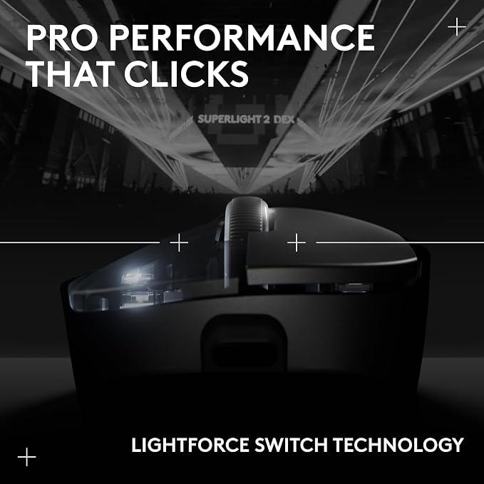 Logitech G PRO X Superlight 2 DEX Wireless Gaming Mouse, 60g pro-Grade - Image 7