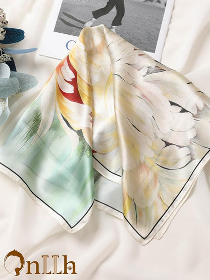 Silky Scarf for Women Lightweight Satin Bandanas Neck Hair Wrap For Sleeping - Image 4