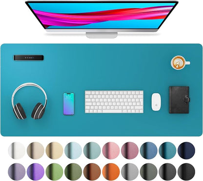 Aothia Leather Desk Pad Protector, Mouse Pad, Office Desk Mat, Non-Slip PU by Aothia