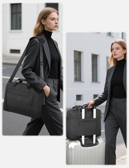 15-16 Inch Laptop Shoulder Bag Business Briefcase Water Resistant Computer - Image 7