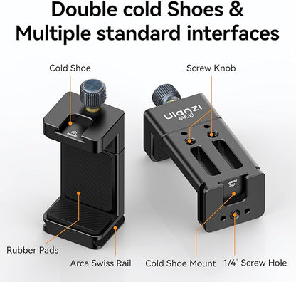 ULANZI MA33 Metal Phone Tripod Mount - Image 3