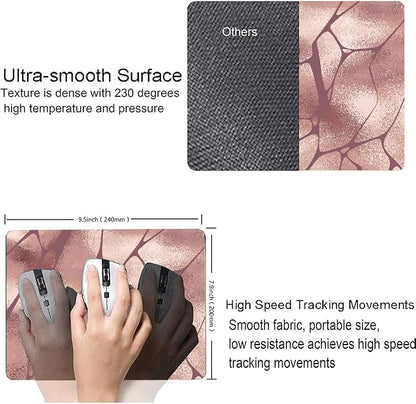 Rose Gold Marble Mouse Pad - Image 3