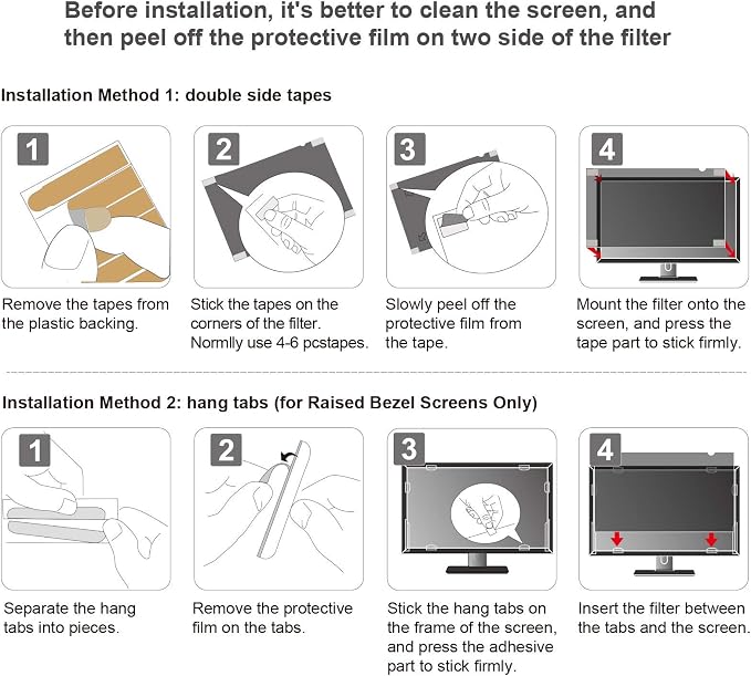 24 inch Computer Privacy Screen Filter - Image 7