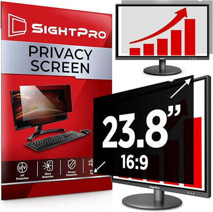 23.8 Inch 16:9 Computer Privacy Screen Filter by SightPro