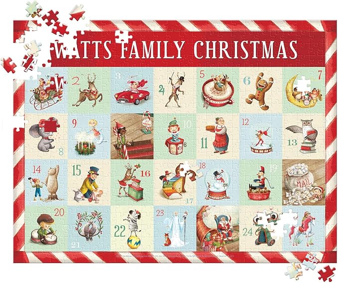 Countdown to Christmas Personalized Puzzle - 500 Pieces - Image 2