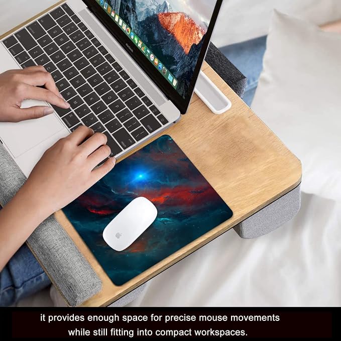 Galaxy Mouse Pad Personalized Design, Non-Slip Surface, Rubber Base, Small - Image 6