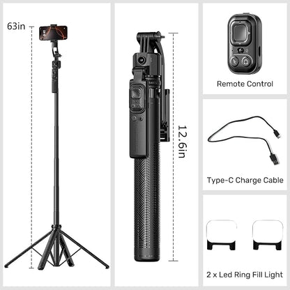 Auto Face Tracking Selfie Stick Tripod - Image 7