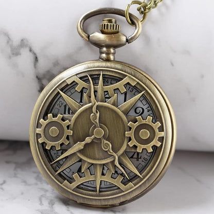Men's Pocket Watch, Arabic Digital Dial Pocket Watches - Image 2