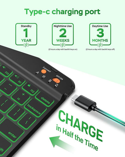 Keyboard Case for iPad 9th 8th 7th Generation 10.2" - Image 5