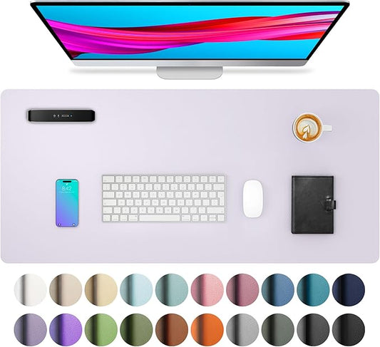 Aothia Large PU Leather Desk Pad Protector by Aothia