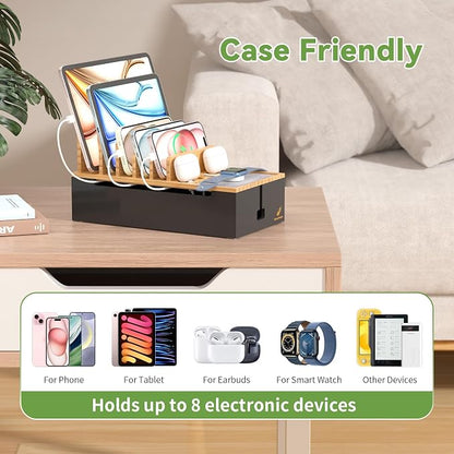 Pezin & Hulin Cord Organizer Box, Surge Protector Organizer, Device Charger - Image 3