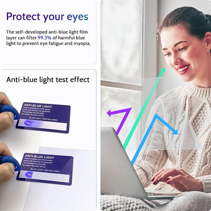 3 Pcs 15.6 Inch Anti Blue Light Screen Protector Compatible - Image 2