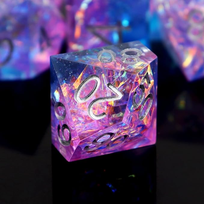 Haxtec Sparkling Sharp Edge Dice Set - Image 4