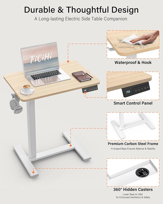 Mobile Standing Desk with Wheels - Image 7