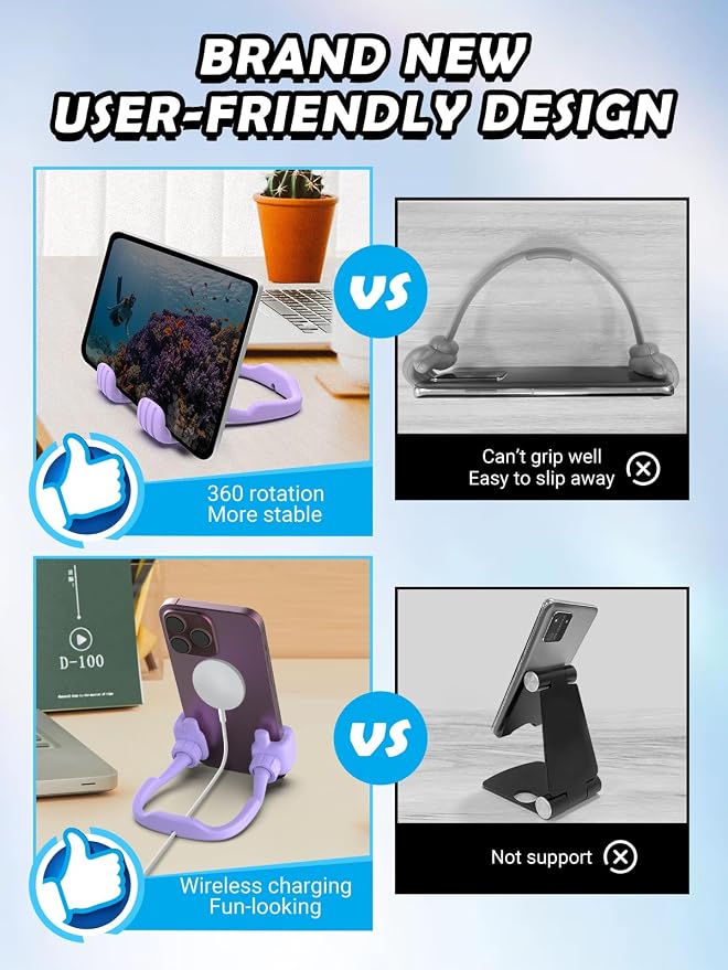 Back to School Supplies Gifts for Teen Girls Boys Cell Phone Holder: Funny - Image 5