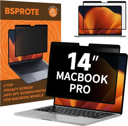 Privacy Screen for MacBook Pro 14 Inch, Removable Anti-Spy Filter for Mac Pro by BSPROTE