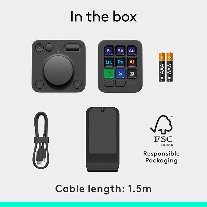 Logitech MX Creative Console, 9 Customizable LCD Keys, Stream Deck Accessories - Image 11