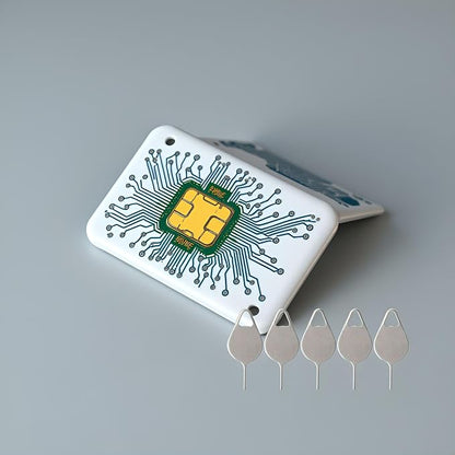 5 Pcs Silver Card Needle, Sim Card Tray Opening Removal Tool, Eject Pin Tool - Image 3