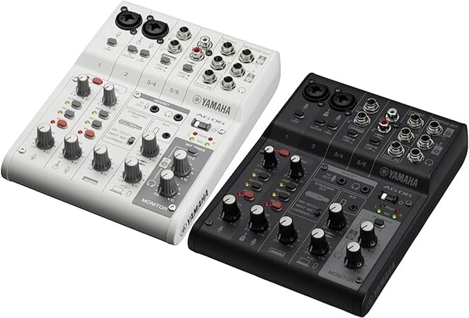 Yamaha AG06MK2 Black 6-Channel Live Streaming Loopback Mixer/USB Interface - Image 6