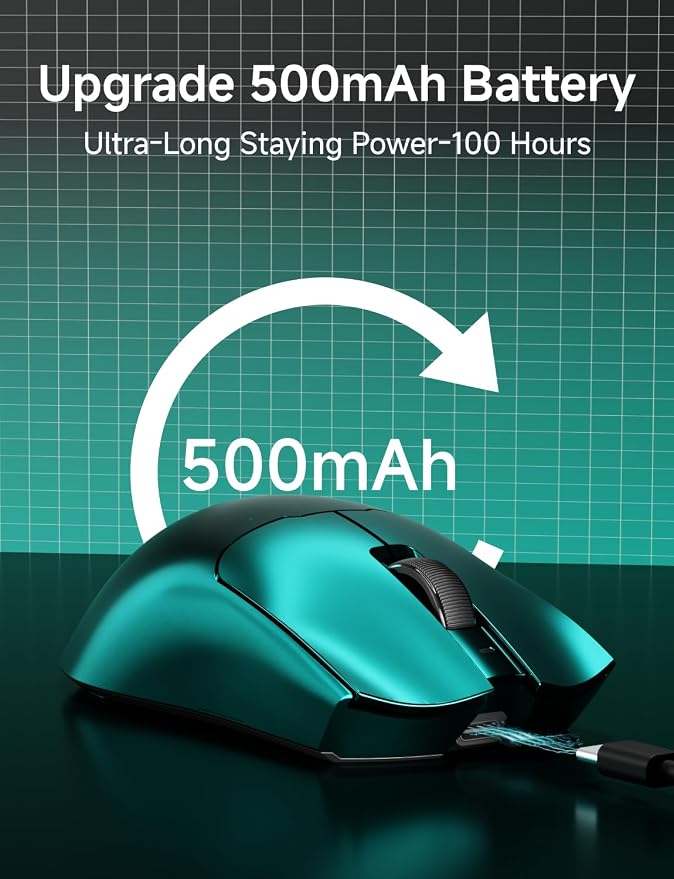 S9 Max Wireless Gaming Mouse, 59G Ergonomic Computer Mouse, Triple Modes - Image 6