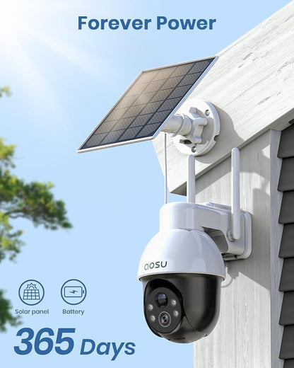 aosu 3K/5MP Solar Security Cameras System Wireless Outdoor, Battery Powered - Image 7